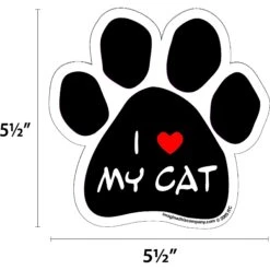 Imagine This Company "I Love My Cat" Magnet -Furry Friends 115034 PT1. AC SS1800 V1639611121