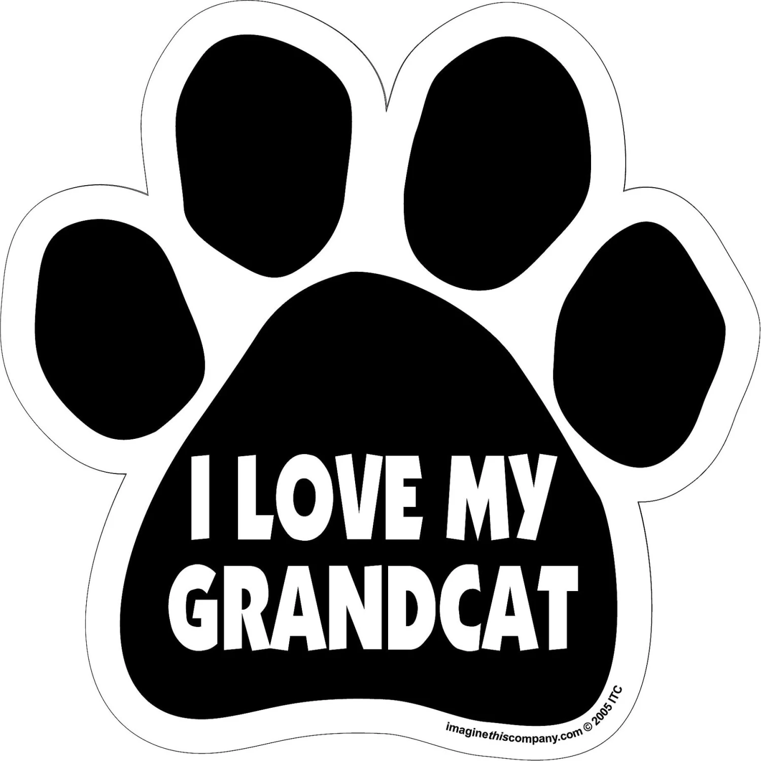 Imagine This Company "I Love My GrandCat" Magnet 3 Imagine This Company "I Love My GrandCat" Magnet