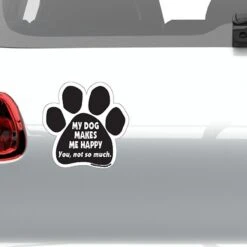 Imagine This Company "My Dog Makes Me Happy" Magnet -Furry Friends 115047 PT2. AC SS1800 V1639607200