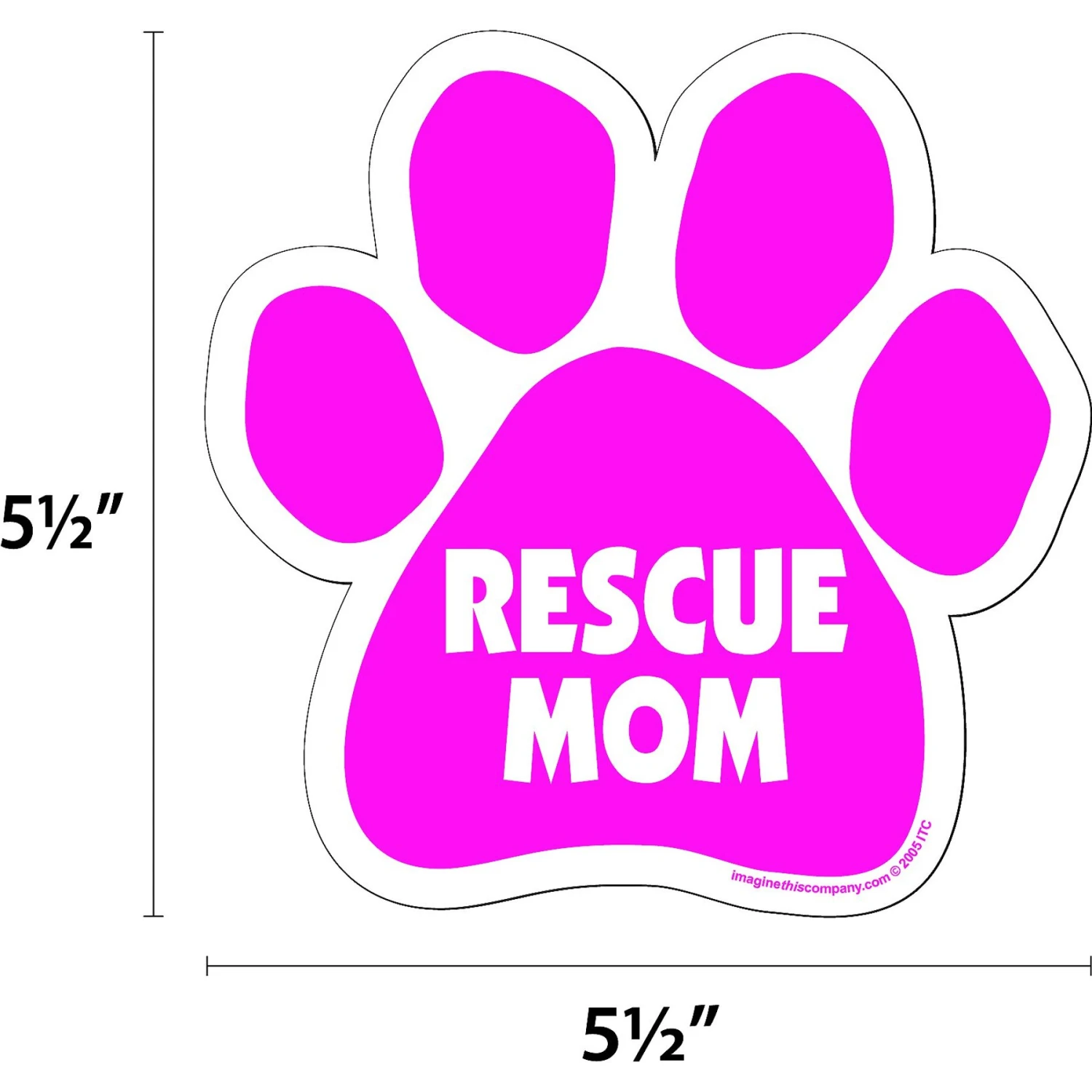 Imagine This Company "Rescue Mom" Magnet 4 Imagine This Company "Rescue Mom" Magnet - Image 2