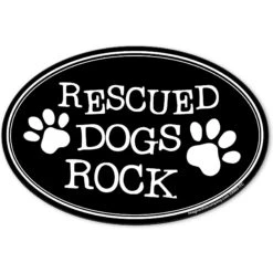 Imagine This Company "Rescued Dogs Rock" Magnet