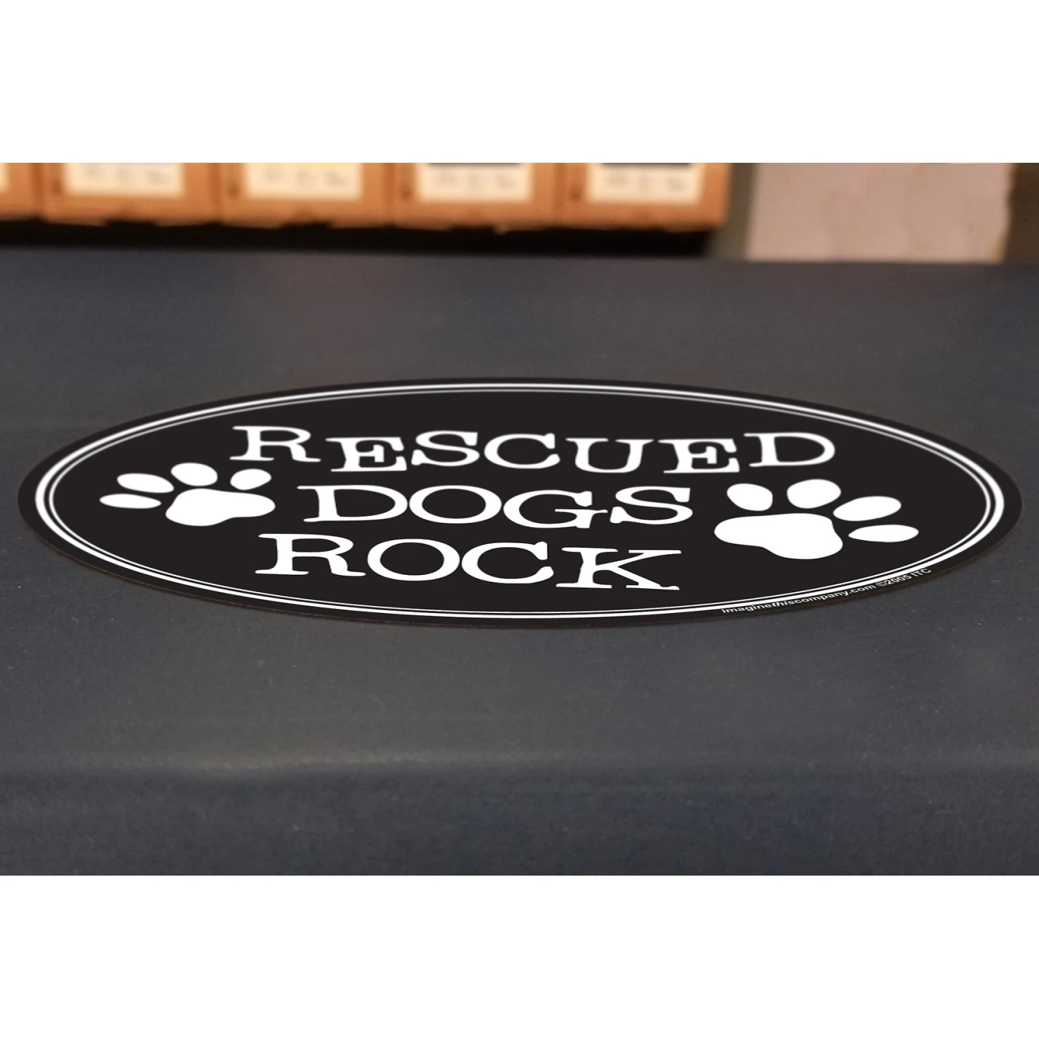 Imagine This Company "Rescued Dogs Rock" Magnet 6 Imagine This Company "Rescued Dogs Rock" Magnet - Image 4