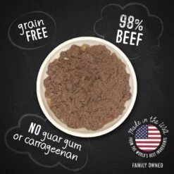 Hound & Gatos 98% Beef Grain-Free Canned Cat Food -Furry Friends 115074 PT3. AC SS1800 V1594835763