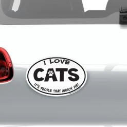 Imagine This Company "I Love Cats, It's People That Annoy Me" Magnet 8 Imagine This Company "I Love Cats, It's People That Annoy Me" Magnet -Furry Friends 115089 PT2. AC SS1800 V1636676799