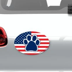 Imagine This Company American Flag Paw Print Magnet -Furry Friends 115093 PT2. AC SS1800 V1636671120