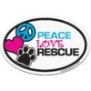 Imagine This Company "Peace, Love, Rescue" Magnet -Furry Friends 115097 MAIN. AC SS1800 V1636675902
