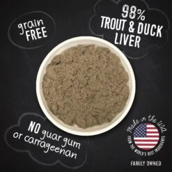 Hound & Gatos 98% Trout & Duck Liver Grain-Free Canned Cat Food -Furry Friends 115106 PT3. AC SS1800 V1594835173