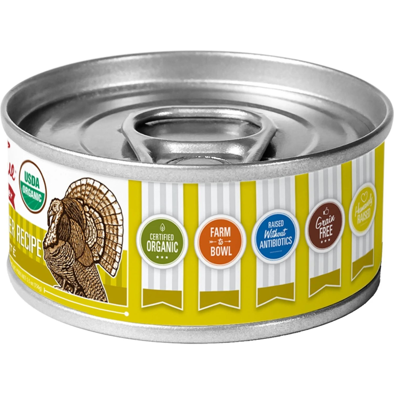 Tender & True Organic Turkey & Liver Recipe Grain- Free Canned Cat Food 5 Tender & True Organic Turkey & Liver Recipe Grain- Free Canned Cat Food - Image 3