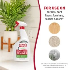 Nature's Miracle Cat Enzymatic Stain Remover & Odor Eliminator Spray, 32-oz Bottle 15 Nature's Miracle Cat Enzymatic Stain Remover & Odor Eliminator Spray, 32-oz Bottle -Furry Friends 115440 PT4. AC SS1800 V1701453405