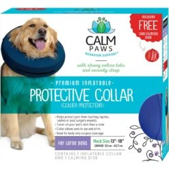Calm Paws Inflatable Protective Dog & Cat Collar