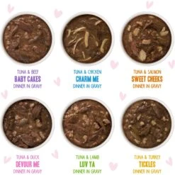 BFF Rainbow A Gogo Variety Pack Wet Cat Food Pouches, 3-oz, Case Of 12 -Furry Friends 115899 PT3. AC SS1800 V1644906129