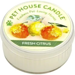 Pet House Fresh Citrus Natural Plant-Based Mini Candle