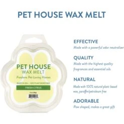 Pet House Fresh Citrus Natural Plant-Based Wax Melt -Furry Friends 116041 PT2. AC SS1800 V1499451378