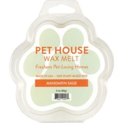 Pet House Mandarin Sage Natural Plant-Based Wax Melt