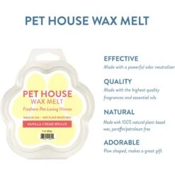Pet House Vanilla Creme Brulee Natural Plant-Based Wax Melt 9 Pet House Vanilla Creme Brulee Natural Plant-Based Wax Melt -Furry Friends 116051 PT2. AC SS1800 V1499451394