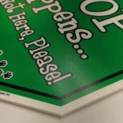 Imagine This Company "Poop Happens" Garden Sign -Furry Friends 117158 PT3. AC SS1800 V1639612623