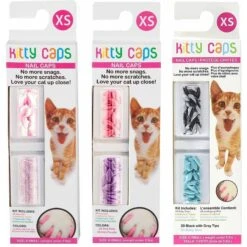 Kitty Caps Cat Nail Caps, Color Varies, 40 Count