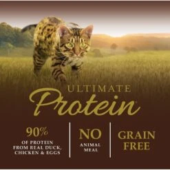 Instinct Ultimate Protein Grain-Free Cage-Free Duck Recipe Freeze-Dried Raw Coated Dry Cat Food -Furry Friends 119108 PT2. AC SS1800 V1553717321