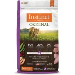 Instinct Original Grain-Free Recipe With Real Rabbit Freeze-Dried Raw Coated Dry Cat Food