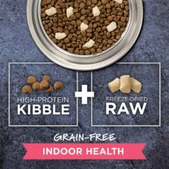 Instinct Raw Boost Indoor Grain-Free Recipe With Real Chicken & Freeze-Dried Raw Coated Pieces Dry Cat Food -Furry Friends 119120 PT2. AC SS1800 V1548802170