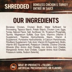 Wellness CORE Signature Selects Shredded Boneless Chicken & Turkey Entree In Sauce Grain-Free Natural Canned Cat Food -Furry Friends 119859 PT3. AC SS1800 V1678387505