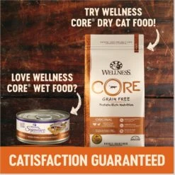 Wellness CORE Signature Selects Chunky Boneless Chicken & Turkey Entree In Sauce Grain-Free Canned Cat Food 17 Wellness CORE Signature Selects Chunky Boneless Chicken & Turkey Entree In Sauce Grain-Free Canned Cat Food -Furry Friends 119926 PT7. AC SS1800 V1678465103
