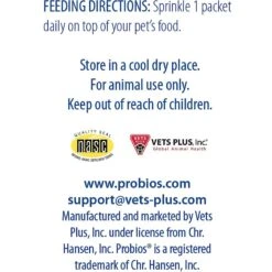 Probios Intelliflora Probiotic Cat Supplement, 30 Count -Furry Friends 120374 PT3. AC SS1800 V1492616055