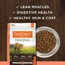 Instinct Original Grain-Free Recipe With Real Salmon Freeze-Dried Raw Coated Dry Cat Food -Furry Friends 122324 PT5. AC SS1800 V1623440859