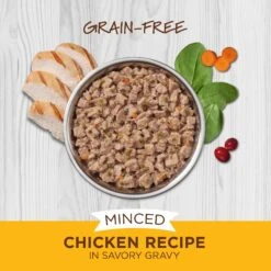 Instinct Grain-Free Minced Recipe With Real Chicken Wet Cat Food Cups -Furry Friends 122361 PT2. AC SS1800 V1568928119
