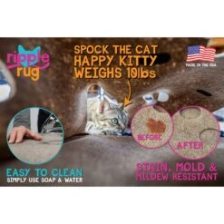 SnugglyCat Ripple Rug Cat Activity Play Mat -Furry Friends 122790 PT6. AC SS1800 V1493762830