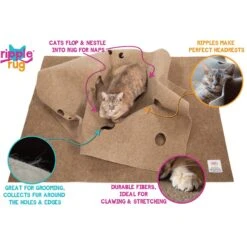 SnugglyCat Ripple Rug Cat Activity Play Mat -Furry Friends 122790 PT7. AC SS1800 V1493762917
