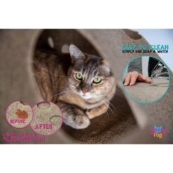 SnugglyCat Ripple Rug Cat Activity Play Mat -Furry Friends 122790 PT8. AC SS1800 V1493762870