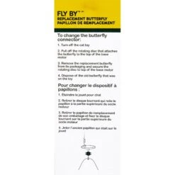 Pet Zone Fly By Replacement Butterfly Cat Toy -Furry Friends 122852 PT3. AC SS1800 V1545248528