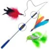 Pet Fit For Life 3 Piece Retractable Feather Wand Cat Toy -Furry Friends 123831 MAIN. AC SS1800 V1494453953
