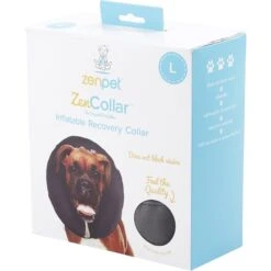ZenPet ZenCollar Inflatable Recovery Dog & Cat Collar -Furry Friends 124316 PT2. AC SS1800 V1558389205