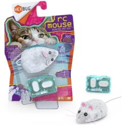 Hexbug Remote Control Mouse Cat Toy, Color Varies 11 Hexbug Remote Control Mouse Cat Toy, Color Varies -Furry Friends 124504 PT4. AC SS1800 V1650014826