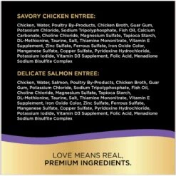 Sheba Perfect Portions Chicken & Salmon Pate Entree Variety Pack Adult Wet Cat Food Trays -Furry Friends 126370 PT6. AC SS1800 V1672952431