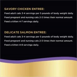 Sheba Perfect Portions Chicken & Salmon Pate Entree Variety Pack Adult Wet Cat Food Trays -Furry Friends 126370 PT8. AC SS1800 V1626816467