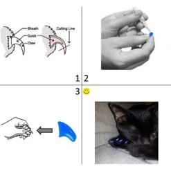 Purrdy Paws Soft Cat Nail Caps 12 Purrdy Paws Soft Cat Nail Caps -Furry Friends 126800 PT2. AC SS1800 V1573054099