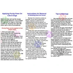 Purrdy Paws Soft Cat Nail Caps 17 Purrdy Paws Soft Cat Nail Caps -Furry Friends 126800 PT7. AC SS1800 V1573054099