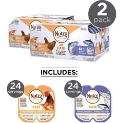 Nutro Perfect Portions Grain-Free Real Salmon & Tuna, Real Chicken & Shrimp Recipe Pate Variety Pack Adult Wet Cat Food Trays 14 Nutro Perfect Portions Grain-Free Real Salmon & Tuna, Real Chicken & Shrimp Recipe Pate Variety Pack Adult Wet Cat Food Trays -Furry Friends 128569 PT3. AC SS1800 V1702678670
