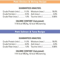 Nutro Perfect Portions Grain-Free Real Salmon & Tuna, Real Chicken & Shrimp Recipe Pate Variety Pack Adult Wet Cat Food Trays 17 Nutro Perfect Portions Grain-Free Real Salmon & Tuna, Real Chicken & Shrimp Recipe Pate Variety Pack Adult Wet Cat Food Trays -Furry Friends 128569 PT6. AC SS1800 V1702678669