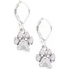 Pet Friends Paw Print Drop Earrings -Furry Friends 129430 MAIN. AC SS1800 V1497564200