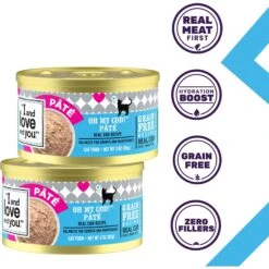 I And Love And You Oh My Cod! Pate Grain-Free Canned Cat Food 12 I And Love And You Oh My Cod! Pate Grain-Free Canned Cat Food -Furry Friends 130153 PT1. AC SS1800 V1692384048