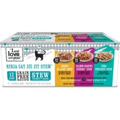 I And Love And You Chicky-Da-Lish, Salmon Chanted Evening And Tuna Fintastic Stew Variety Pack Canned Cat Food