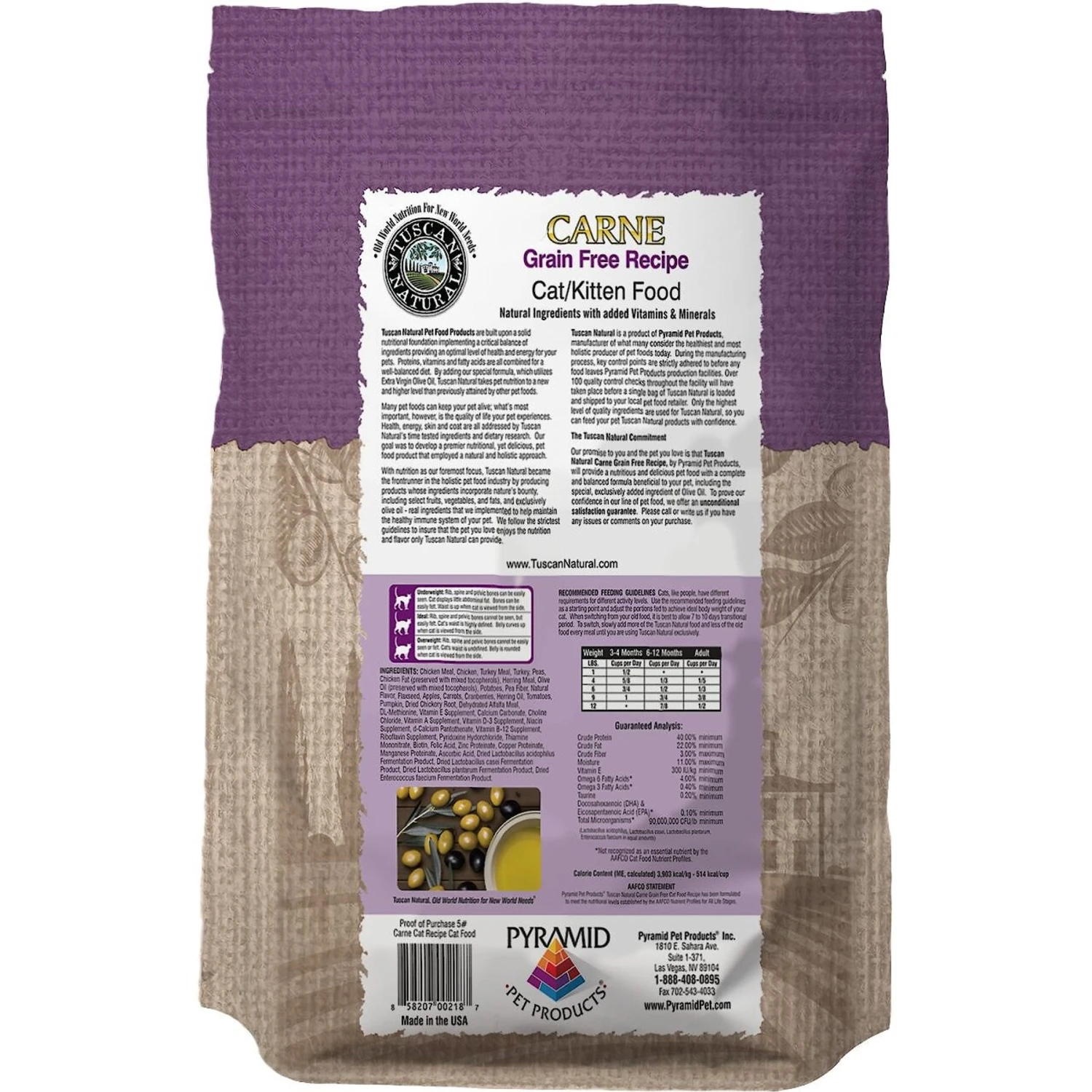 Tuscan Natural Carne Grain-Free Dry Cat Food 4 Tuscan Natural Carne Grain-Free Dry Cat Food - Image 2