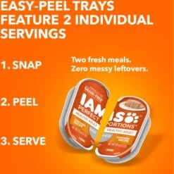 Iams Perfect Portions Healthy Kitten Chicken Recipe Pate Grain-Free Wet Cat Food Trays -Furry Friends 131321 PT2. AC SS1800 V1617075208
