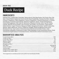 American Journey Duck Recipe Grain-Free Dry Cat Food -Furry Friends 131584 PT8. AC SS1800 V1669228581