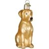 Old World Christmas Yellow Labrador Retriever Glass Tree Ornament -Furry Friends 131993 MAIN. AC SS1800 V1509638608