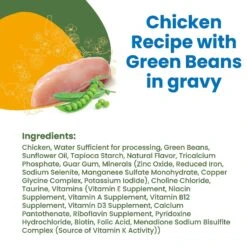 Almo Nature HQS Complete Chicken Recipe With Green Beans Grain-Free Canned Cat Food -Furry Friends 132349 PT3. AC SS1800 V1632850293